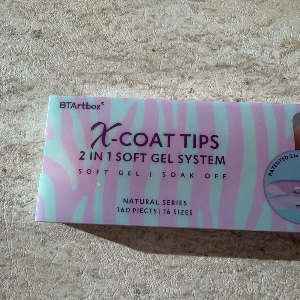 X-Coat Tips 2 in 1 Soft Gel System - Pink